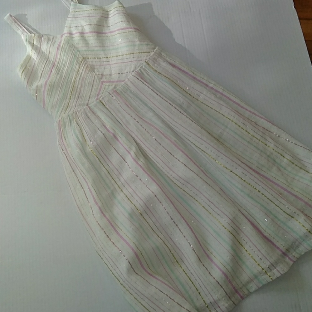 Crazy 8 Girls Striped Sleeveless Dress Size Small